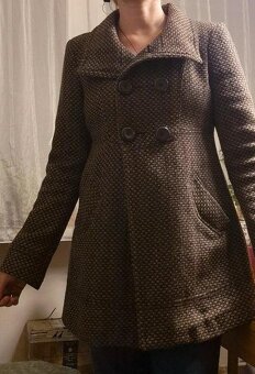 Dámský zimní kabát Bershka vel. M/L - 2