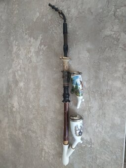 Staré porcelánové fajfky 54cm a 31cm - 2