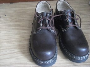 2x nošené kvalitní kožené boty - 2