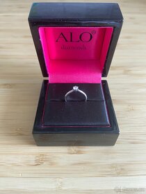 ALO Diamonds Zásnubní prsten s diamantem (bílé zlato) - 2