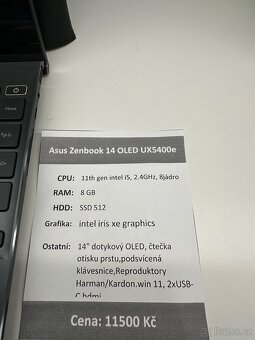 Asus Zenbook 14 oled UX 5400e - 2