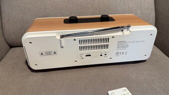 Nedis RDIN2500WT internetové radio, DAB+, FM, BT, hodiny - 2