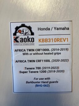 Tempomat na Honda Africa 1000Twin - 2