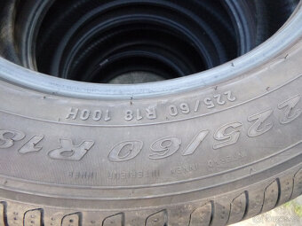4x letní pneu pirelli 225/60 r18 (7,5-8 mm) - 2
