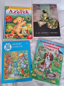 Říkanky, různé dětské pohádky...Modrý zajíček, Zvonilka atd. - 2