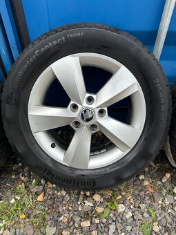 Originální alu kola Škoda Karoq + zimní pneu - 2