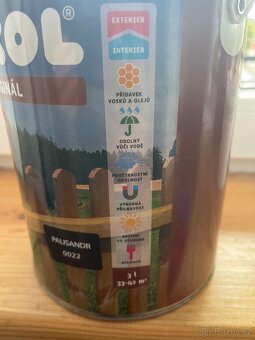 Luxol tenkovrstvá lazura 3l Palisandr - 2