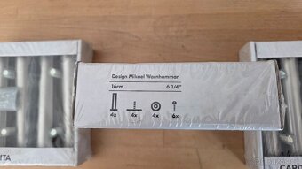 Ikea Capita nerezové nábytkové nohy 16 cm nové - 2