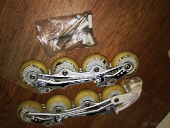 ⛸️ Dívčí rostoucí brusle 2v1 (35–38, svítící kolečka) - 2