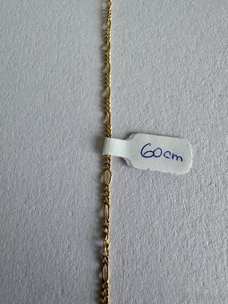 Zlatý řetízek 14K, délka 60 cm, 4,15 g - 2