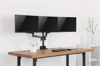 Držák na 3 monitory - AlzaErgo Arm T10B Essential USB - 2