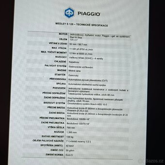 skůtr piaggío medley Sport 125 cm3 - 2