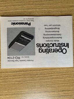 Kazetak Panasonic - 2