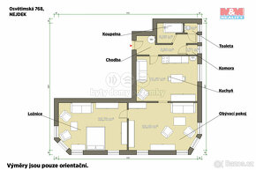 Prodej bytu 2+1, 82.77 m², Nejdek, ul. Osvětimská - 2