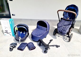 Cybex Priam trojkombinace Nautical Blue – TOP stav - 2