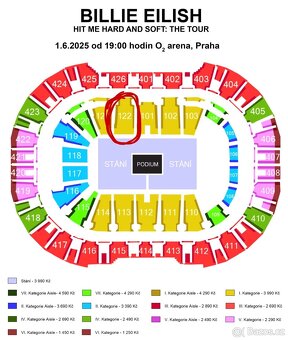 BILLIE EILISH - O2 arena, Praha 01/06/25 - 2