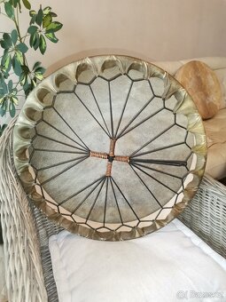 Šamanský buben z hověziny, průměr 52cm - 2