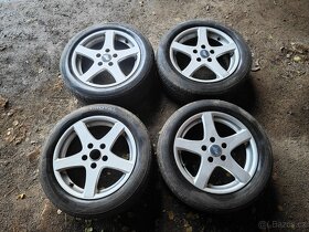 Prodám sadu Alu disků 7Jx16H2 ET40 LK114,3 + pneu 205/55/16 - 2