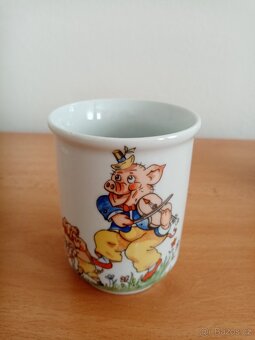 Retro hrnečky s dětským motivem - 2