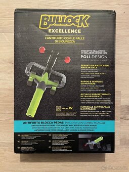 Zámek pedálů Bullock excellence model W - 2
