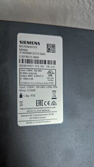 frekvenční měnič Siemens Micromaster MM440 - 2