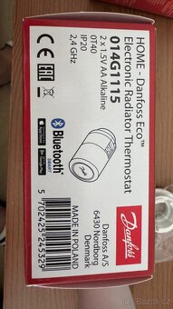 Bezdrátová termohlavice DanfossBluetooth (014G1115) 3 ks - 2