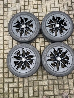 ORIGINÁL Alu Škoda ROTARE R17, 5x112 - TOP STAV, LETNÍ - 2