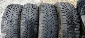 zimní pneumatiky +ráfky 195/65 R15 Michelin Alpin 4 - 2
