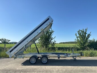 Přívěsný vozík sklápěč 3 stranný 325x180cm 3500kg DOPRAVA - 2