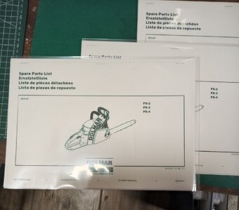 Dolmar-katalog náhradních dílů. 2 varianty. - 2