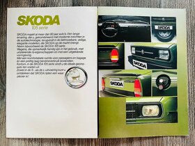 Prospekt Škoda 105 serie ( 198X ) NL " Užovka " - 2