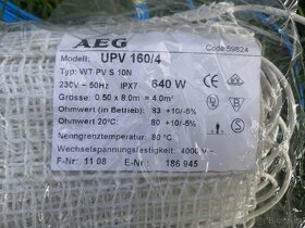 Topná rohož AEG UPV 160/4
- 2