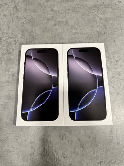 NOVÝ Apple iPhone 16 Pro 128GB černý titan, 24 měsíců ZÁRUKA - 2