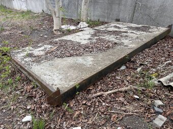 panel betonový s kovovým rámem 2,28x4,80 - 2