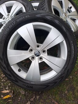 Alu kola 5x112 originál Škoda Superb III 215/55 R17 - 2