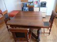 historický stůl ořech r.1880 - 2