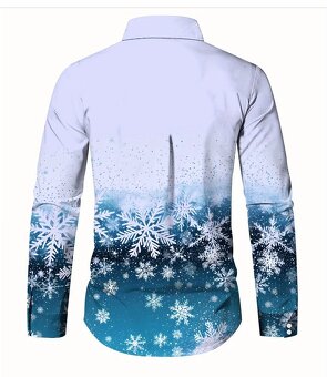 Pánská vánoční košile vel L - 2