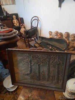 Obraz malování na plátně - 2