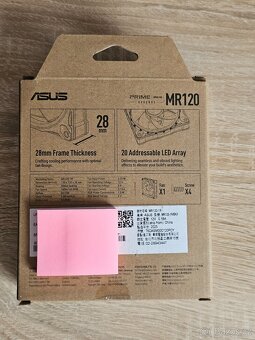 Asus PRIME MR120 ARGB Reverse Ventilátor Nový - 2