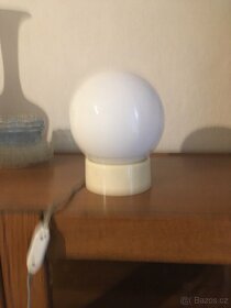 retro designe lampa koule bílá - 2