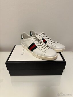 GUCCI Ace leather low trainers - 2