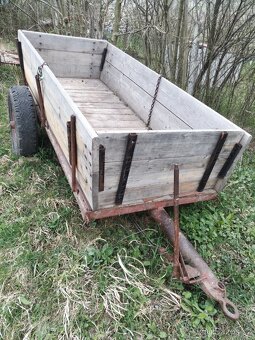 Vlečka, přívěs,plato, podvalník za traktor,malotraktor - 2