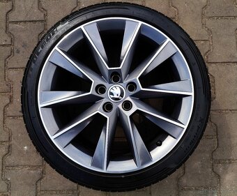 Alu kola originál Škoda Fabia III, Rapid 5x100 R17 Savio - 2