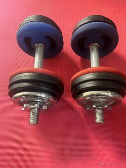 Činky 2x17kg - 2
