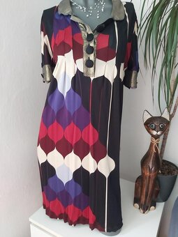 Šaty orig.Barcelona Custo,vel 3 /40-42,vícebarevné - 2