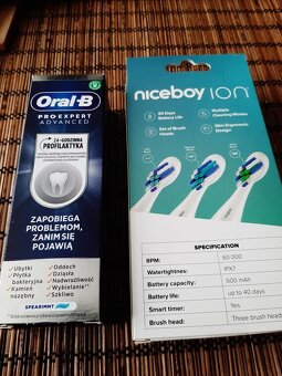 Sonický zubní kartáček Niceboy ION Sonic Lite IPX7 bílá barv - 2