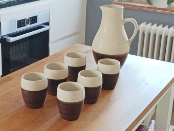 VINTAGE KERAMICKÁ NÁPOJOVÁ SOUPRAVA BRUSEL DITMAR URBACH - 2