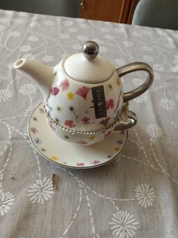 Nový nepoužitý čajový set pro jednoho Fox Ivy - 2