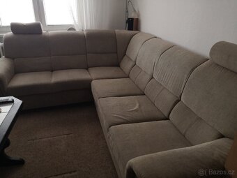 Rohová sedačka, rozkládací - 2