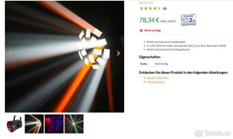 LED disco světlo Ibiza Mushroom-Mini 2 kusy - 2